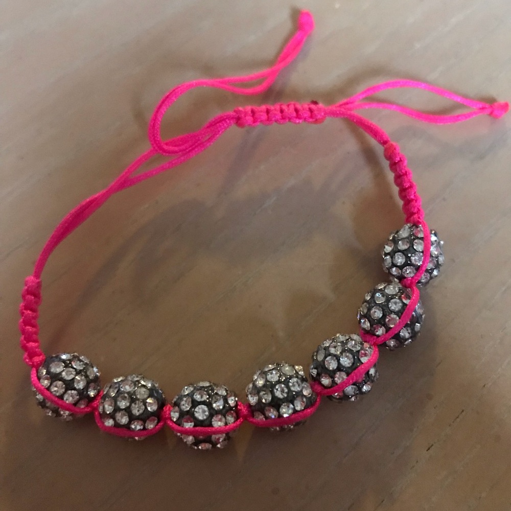 Drawstring Rhinestone Bracelet - Picture 6 of 6